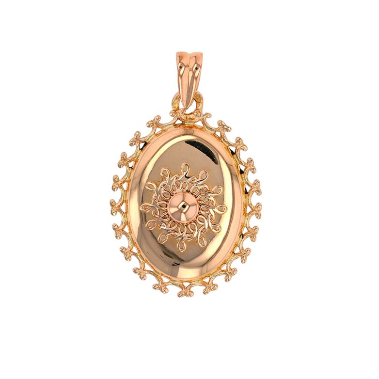 Pendentif or jaune