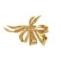 Broche or bicolore rubis et diamant(s) 