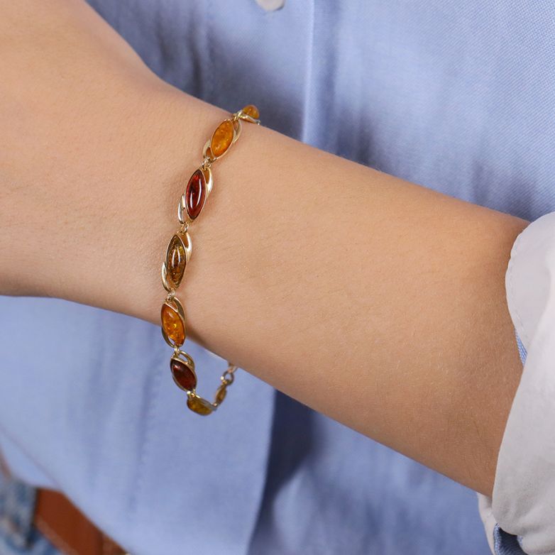 Bracelet or jaune Pierres Fines 