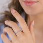 Alliance or gris diamant (s) 