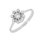 Bague or gris diamant (s)