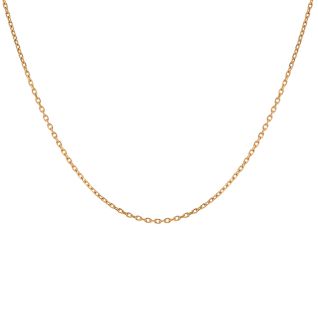 Chaine maille forçat or jaune