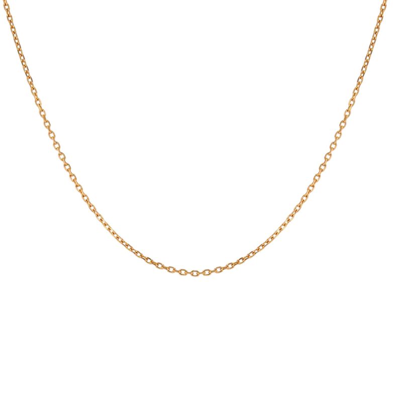 Chaine maille forçat or jaune