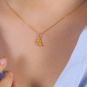 Pendentif or jaune 