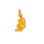 Pendentif or jaune