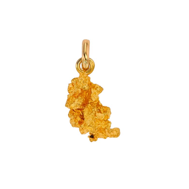 Pendentif or jaune 