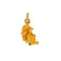 Pendentif or jaune 