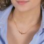 collier or jaune saphir et diamant(s) 