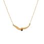 collier or jaune saphir et diamant(s)