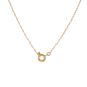 collier or jaune saphir et diamant(s) 