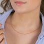 Chaine maille gourmette or jaune 