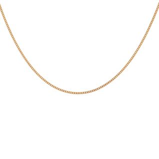 Chaine maille gourmette or jaune