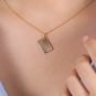 Pendentif or jaune 