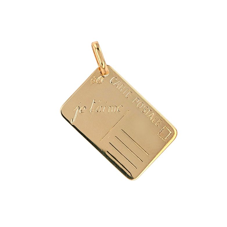 Pendentif or jaune