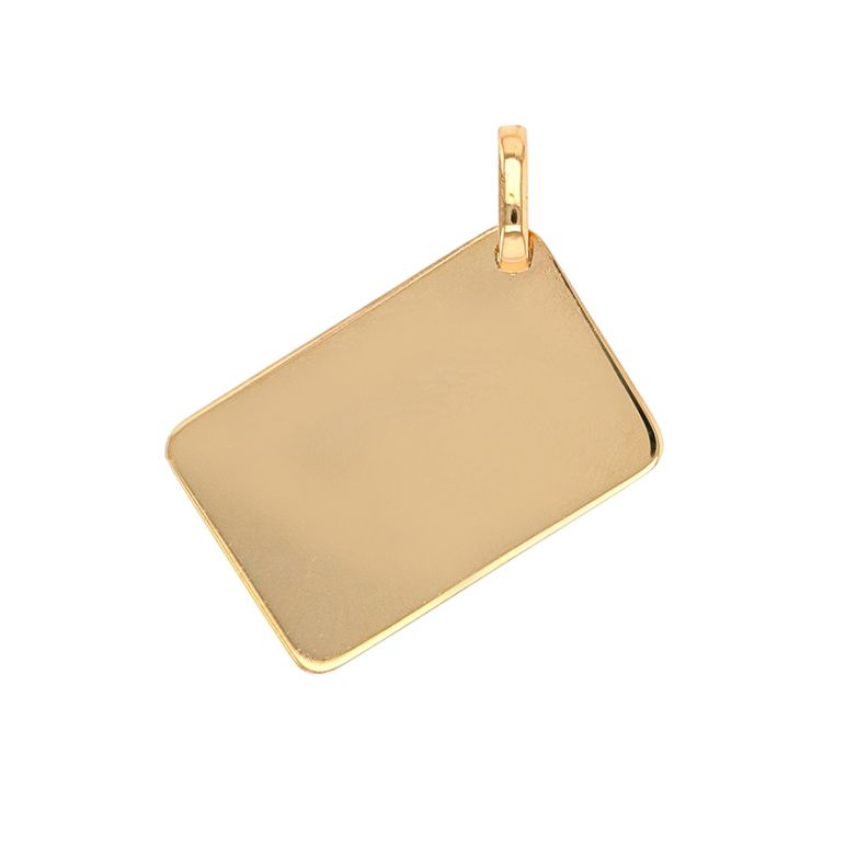 Pendentif or jaune 