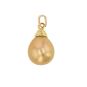 Pendentif or jaune Perle