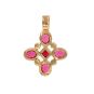 Pendentif or jaune Saphir et tourmalines