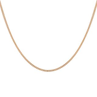 Chaine maille gourmette or jaune