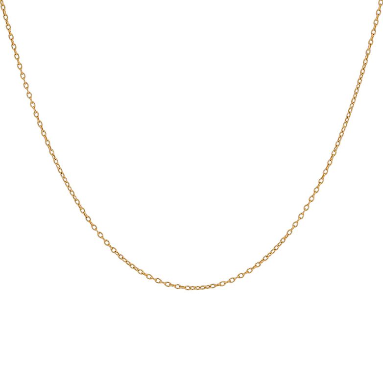 Chaine maille forçat or jaune