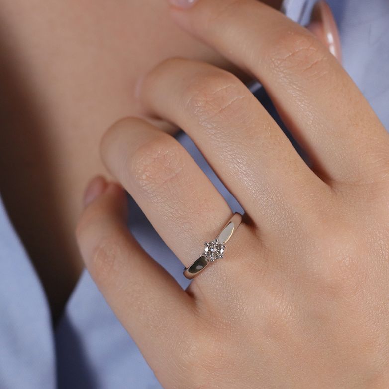 Solitaireor gris diamant (s) 