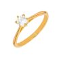 Solitaireor jaune diamant (s)