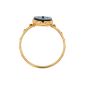 Bague or jaune Pierres fines 