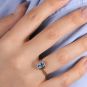 Bague or jaune Pierres fines 
