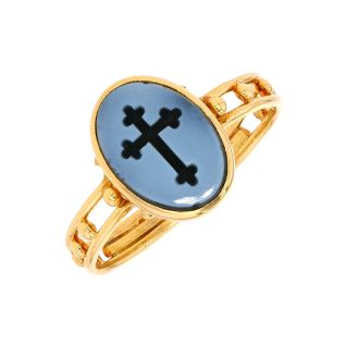Bague or jaune Pierres fines