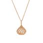 collier or rose diamant (s)