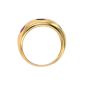 Bague or jaune saphir,émer,rubis,bts 