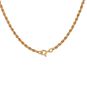 Chaine maille corde or jaune 