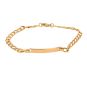 Bracelet maille gourmette or jaune