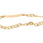 Bracelet maille gourmette or jaune 