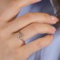 Solitaireor gris diamant (s) 