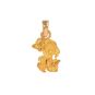 Pendentif or jaune 