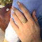 Bague or jaune diamant (s) 