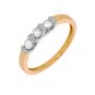 Bague or bicolore diamant (s)