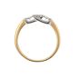 Bague or bicolore diamant (s) 