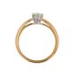 Solitaireor bicolore diamant (s) 