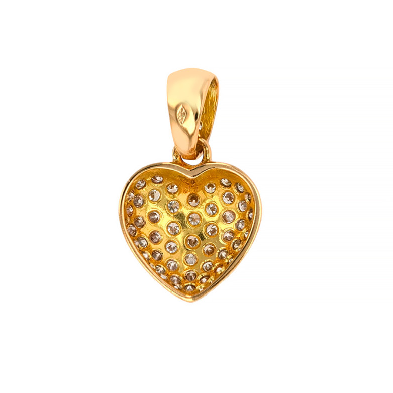 Pendentif coeur diamants...