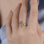 Bague or bicolore diamant (s) 