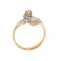 Bague or bicolore diamant (s) 