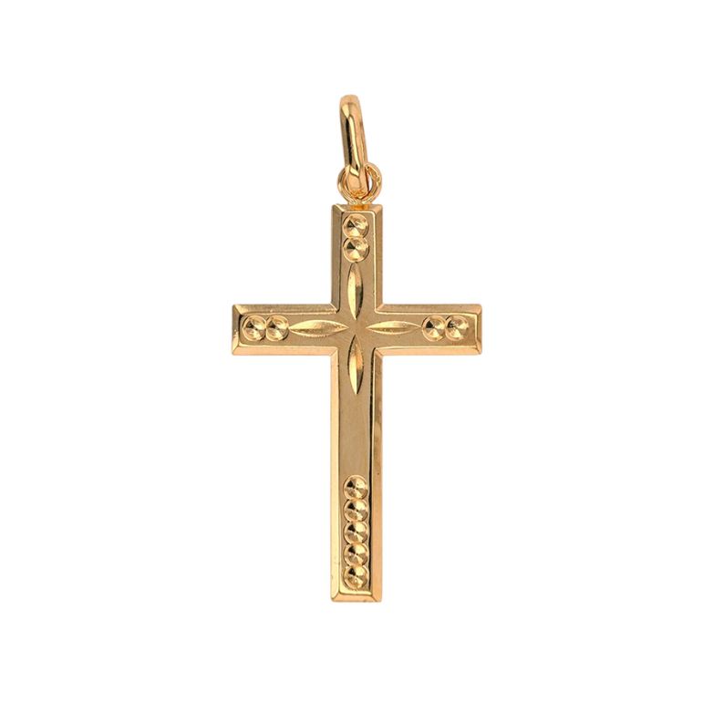 croix or jaune