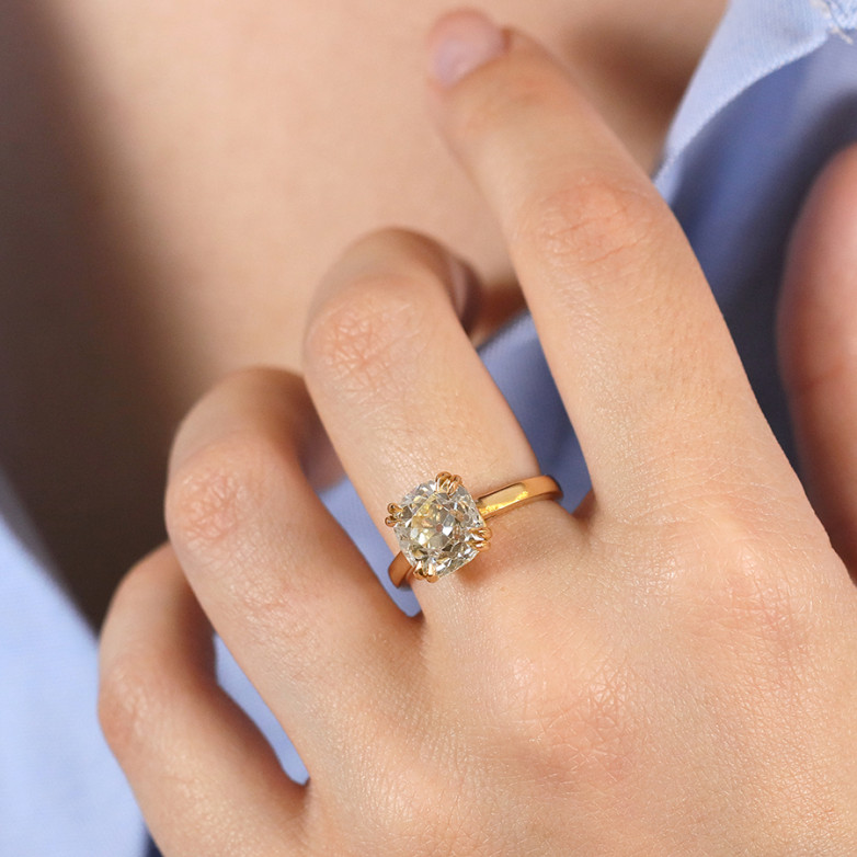 Solitaire diamant 4.03...