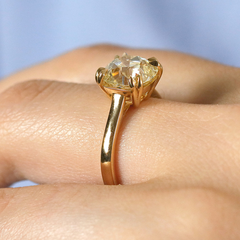 Solitaire diamant 4.03...