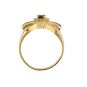 Bague or jaune saphir et diamant(s) 