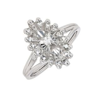 Bague or gris diamant (s) Vintage