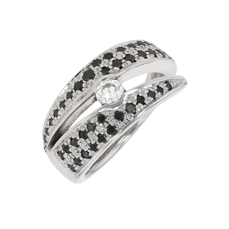 Bague or gris diamant (s)