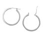 Boucles créoles or gris diamant (s) 