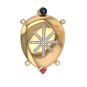 Pendentif or jaune saphir et diamant(s) et rubis